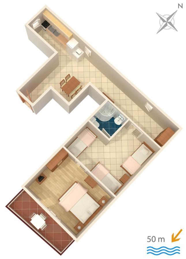 Apartments By The Sea Promajna, Makarska - 2673 Екстериор снимка